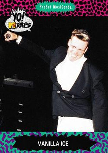 #93 Vanilla Ice - 1991 Pro Set Yo! MTV Raps