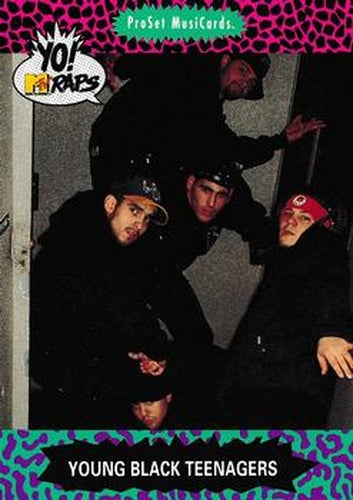 #95 Young Black Teenagers - 1991 Pro Set Yo! MTV Raps