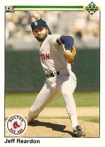 #729 Jeff Reardon - Boston Red Sox - 1990 Upper Deck Baseball