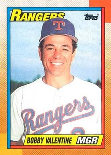 #729 Bobby Valentine - Texas Rangers - 1990 O-Pee-Chee Baseball
