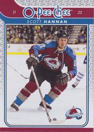 #729 Scott Hannan - Colorado Avalanche - 2009-10 O-Pee-Chee Hockey