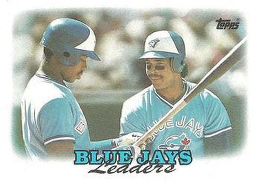 #729 Blue Jays Leaders - Toronto Blue Jays - 1988 Topps Baseball