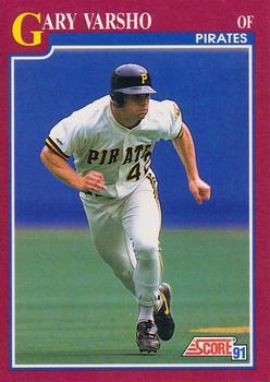 #72T Gary Varsho - Pittsburgh Pirates - 1991 Score Rookie & Traded Baseball