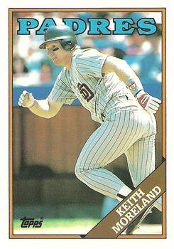 #72T Keith Moreland - San Diego Padres - 1988 Topps Traded Baseball