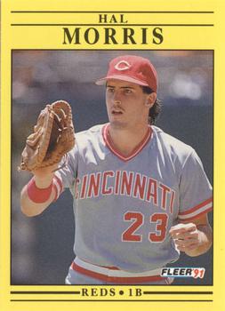 #72 Hal Morris - Cincinnati Reds - 1991 Fleer Baseball