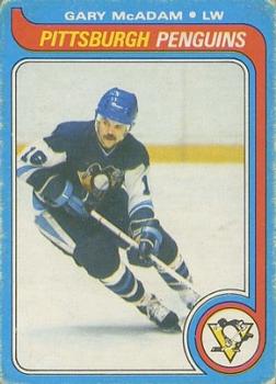 #72 Gary McAdam - Pittsburgh Penguins - 1979-80 O-Pee-Chee Hockey