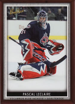 #72 Pascal Leclaire - Columbus Blue Jackets - 2006-07 Upper Deck Beehive Hockey