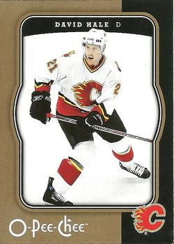 #72 David Hale - Calgary Flames - 2007-08 O-Pee-Chee Hockey