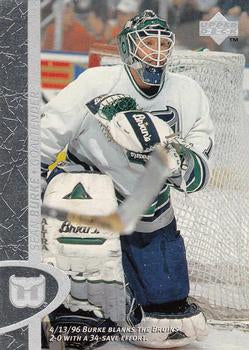#72 Sean Burke - Hartford Whalers - 1996-97 Upper Deck Hockey