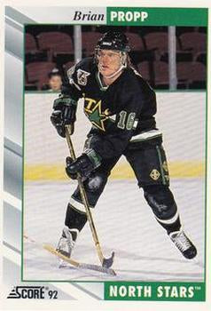 #72 Brian Propp - Minnesota North Stars - 1992-93 Score USA Hockey