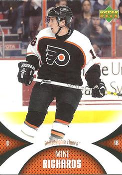 #72 Mike Richards - Philadelphia Flyers - 2006-07 Upper Deck Mini Jersey Hockey