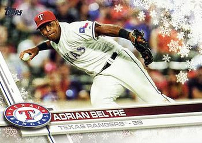 #HMW72 Adrian Beltre - Texas Rangers - 2017 Topps Holiday Baseball