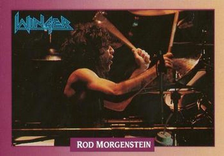 #72 Rod Morgenstein - 1991 Brockum Rock Cards