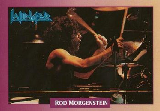 #72 Rod Morgenstein - 1991 Brockum Rock Cards