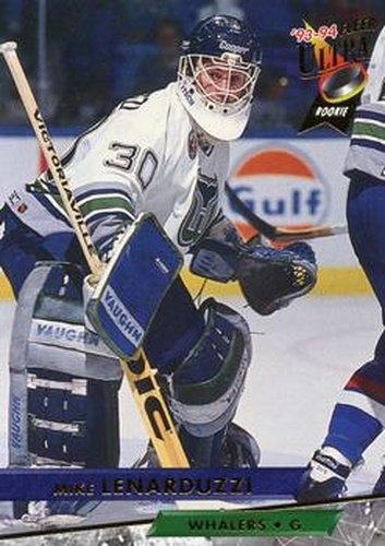 #72 Mike Lenarduzzi - Hartford Whalers - 1993-94 Ultra Hockey