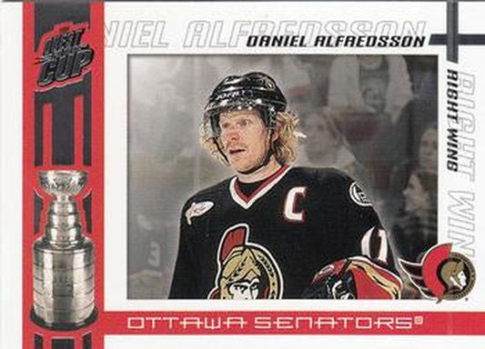 #72 Daniel Alfredsson - Ottawa Senators - 2003-04 Pacific Quest for the Cup Hockey