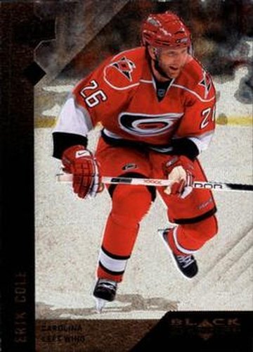 #72 Erik Cole - Carolina Hurricanes - 2009-10 Upper Deck Black Diamond Hockey