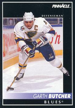 #72 Garth Butcher - St. Louis Blues - 1992-93 Pinnacle Canadian Hockey