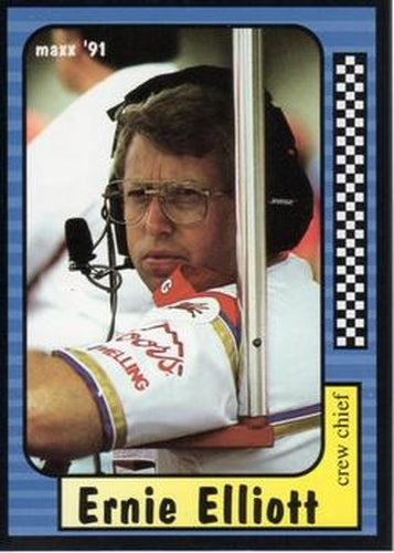 #72 Ernie Elliott - Melling Racing - 1991 Maxx Racing