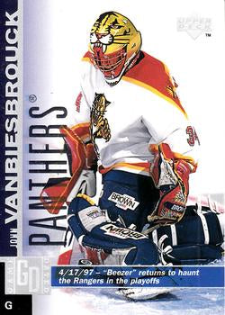 #72 John Vanbiesbrouck - Florida Panthers - 1997-98 Upper Deck Hockey