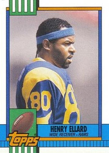 #72 Henry Ellard - Los Angeles Rams - 1990 Topps Football
