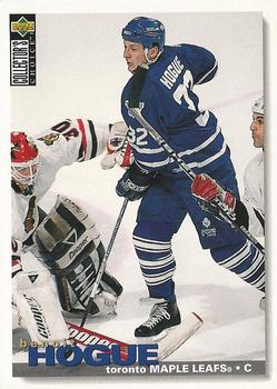 #72 Benoit Hogue - Toronto Maple Leafs - 1995-96 Collector's Choice Hockey