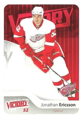 #72 Jonathan Ericsson - Detroit Red Wings - 2011-12 Upper Deck Victory Hockey