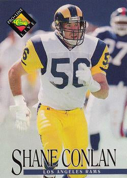 #72 Shane Conlan - Los Angeles Rams - 1994 Pro Line Live Football