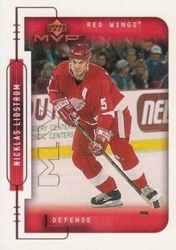 #72 Nicklas Lidstrom - Detroit Red Wings - 1999-00 Upper Deck MVP Hockey