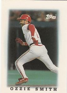 #72 Ozzie Smith - St. Louis Cardinals - 1988 Topps Major League Leaders Minis Baseball