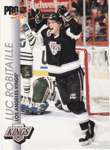 #72 Luc Robitaille - Los Angeles Kings - 1992-93 Pro Set Hockey