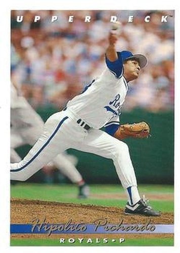 #72 Hipolito Pichardo - Kansas City Royals - 1993 Upper Deck Baseball
