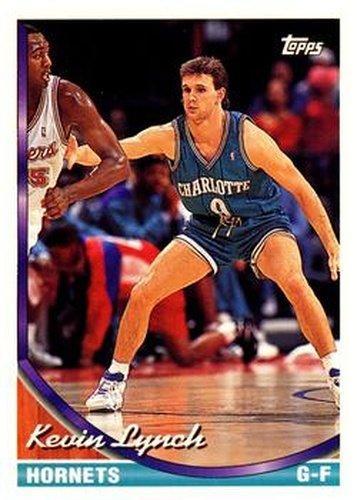 #72 Kevin Lynch - Charlotte Hornets - 1993-94 Topps Basketball