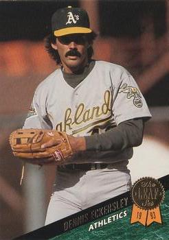 #72 Dennis Eckersley - Oakland Athletics - 1993 Leaf Baseball