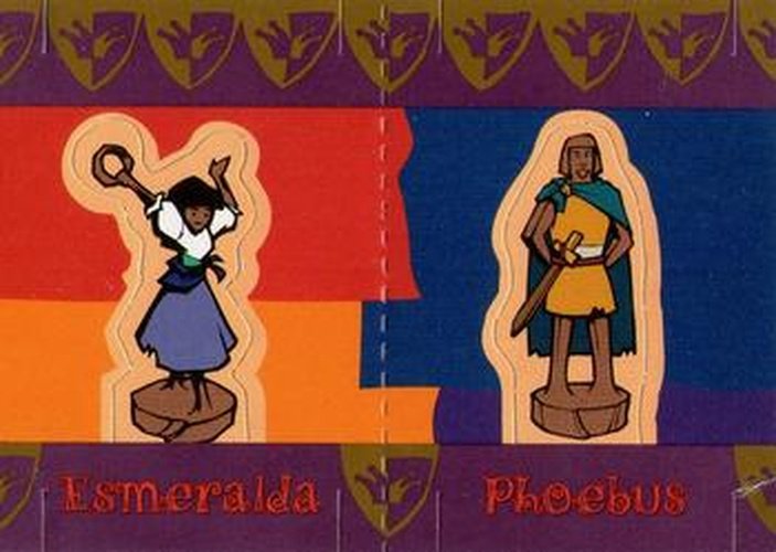#72 Esmeralda and Phoebus - 1996 Skybox Hunchback of Notre Dame