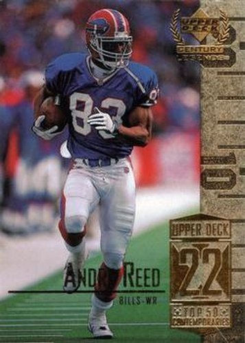 #72 Andre Reed - Buffalo Bills - 1999 Upper Deck Century Legends Football
