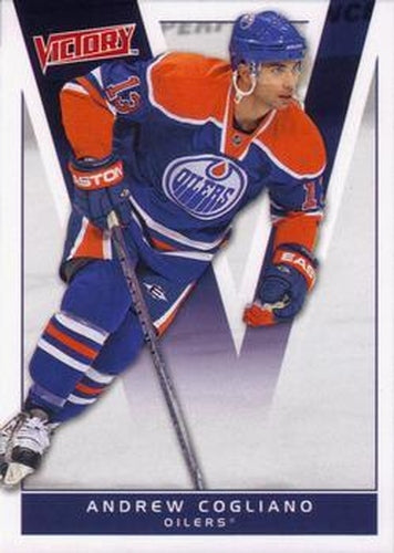 #72 Andrew Cogliano - Edmonton Oilers - 2010-11 Upper Deck Victory Hockey