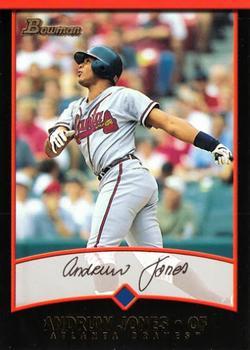 #72 Andruw Jones - Atlanta Braves - 2001 Bowman Baseball