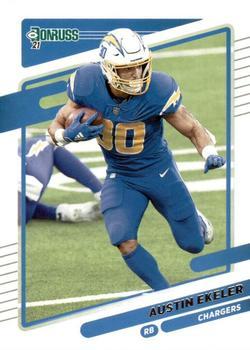 #72 Austin Ekeler - Los Angeles Chargers - 2021 Donruss Football