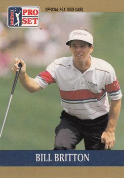 #72 Bill Britton - 1990 Pro Set PGA Tour Golf