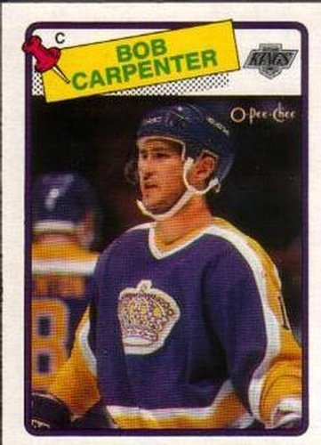 #72 Bob Carpenter - Los Angeles Kings - 1988-89 O-Pee-Chee Hockey