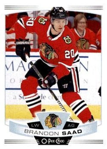#72 Brandon Saad - Chicago Blackhawks - 2019-20 O-Pee-Chee Hockey