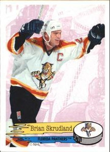 #72 Brian Skrudland - Florida Panthers - 1995-96 Panini Hockey Stickers