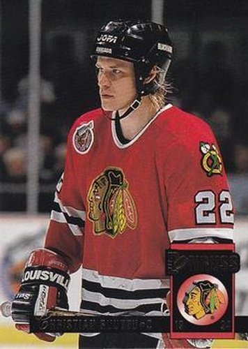 #72 Christian Ruuttu - Chicago Blackhawks - 1993-94 Donruss Hockey