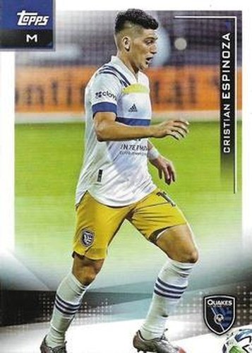 #72 Cristian Espinoza - San Jose Earthquakes - 2021 Topps MLS Soccer