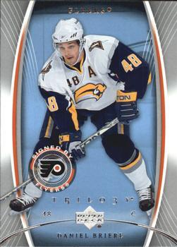 #72 Daniel Briere - Philadelphia Flyers - 2007-08 Upper Deck Trilogy Hockey