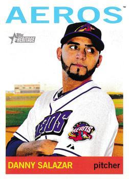 #72 Danny Salazar - Akron Aeros - 2013 Topps Heritage Minor League Baseball