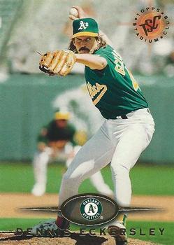 #72 Dennis Eckersley - Oakland Athletics - 1995 Stadium Club Baseball