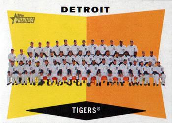 #72 Detroit Tigers - Detroit Tigers - 2009 Topps Heritage Baseball