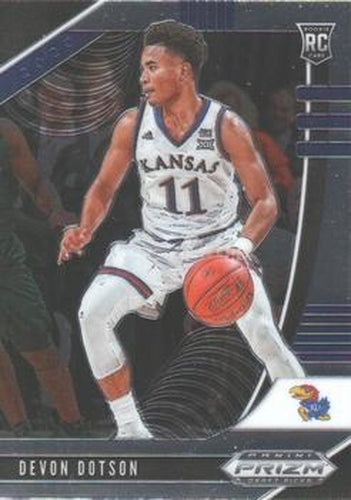 #72 Devon Dotson - Kansas Jayhawks - 2020 Panini Prizm Draft Picks Collegiate Basketball